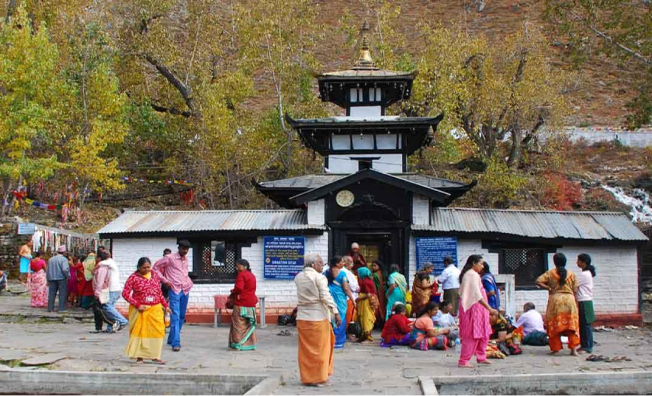 Muktinath is crowded temple